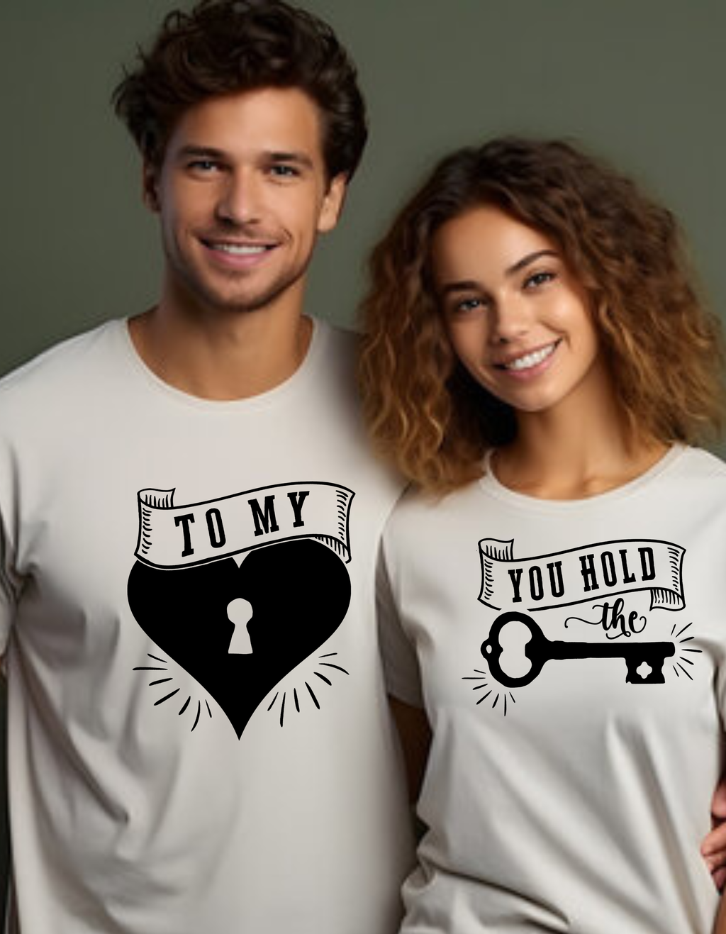 Key to Heart Oversized Tshirts