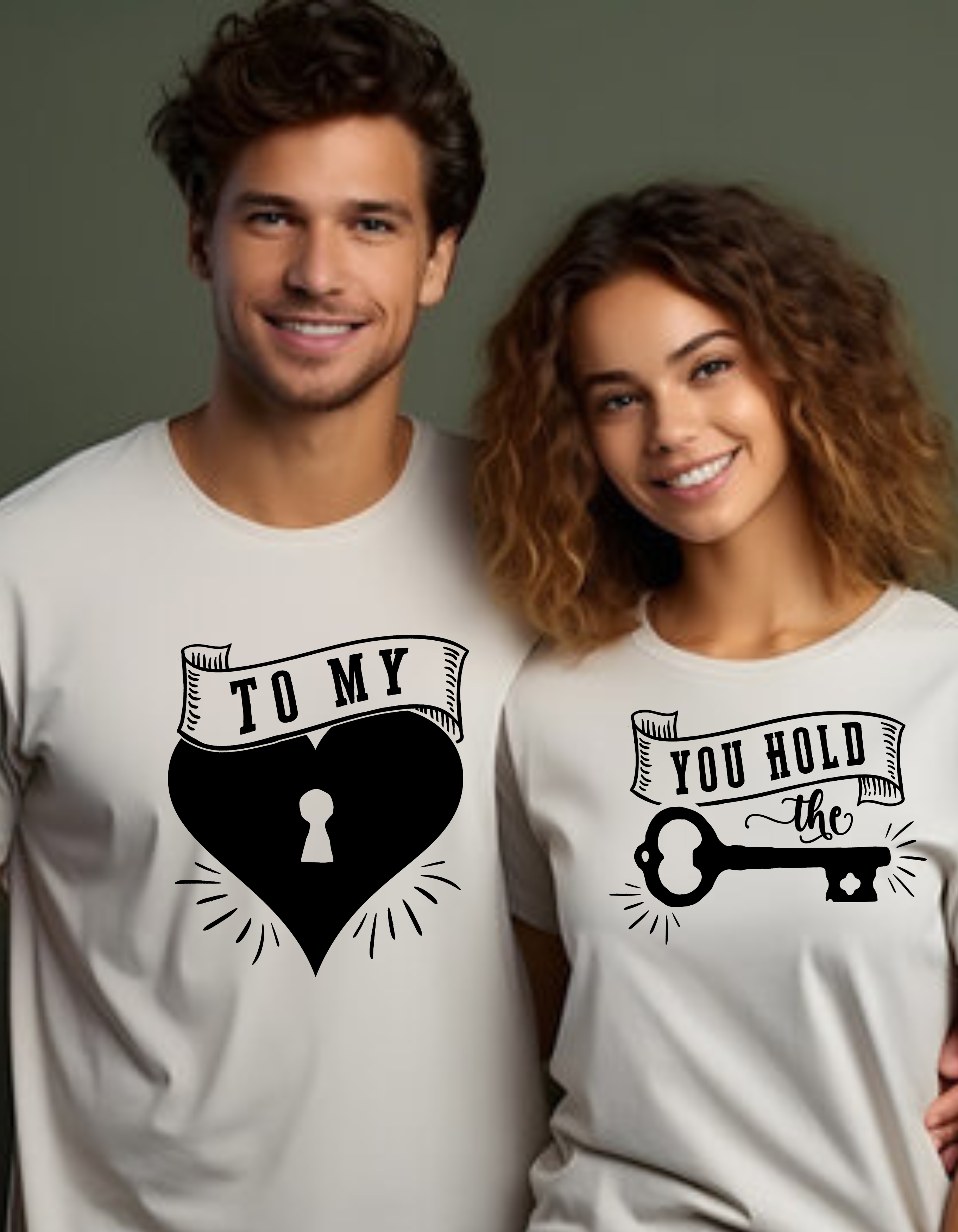 Key to Heart Oversized Tshirts