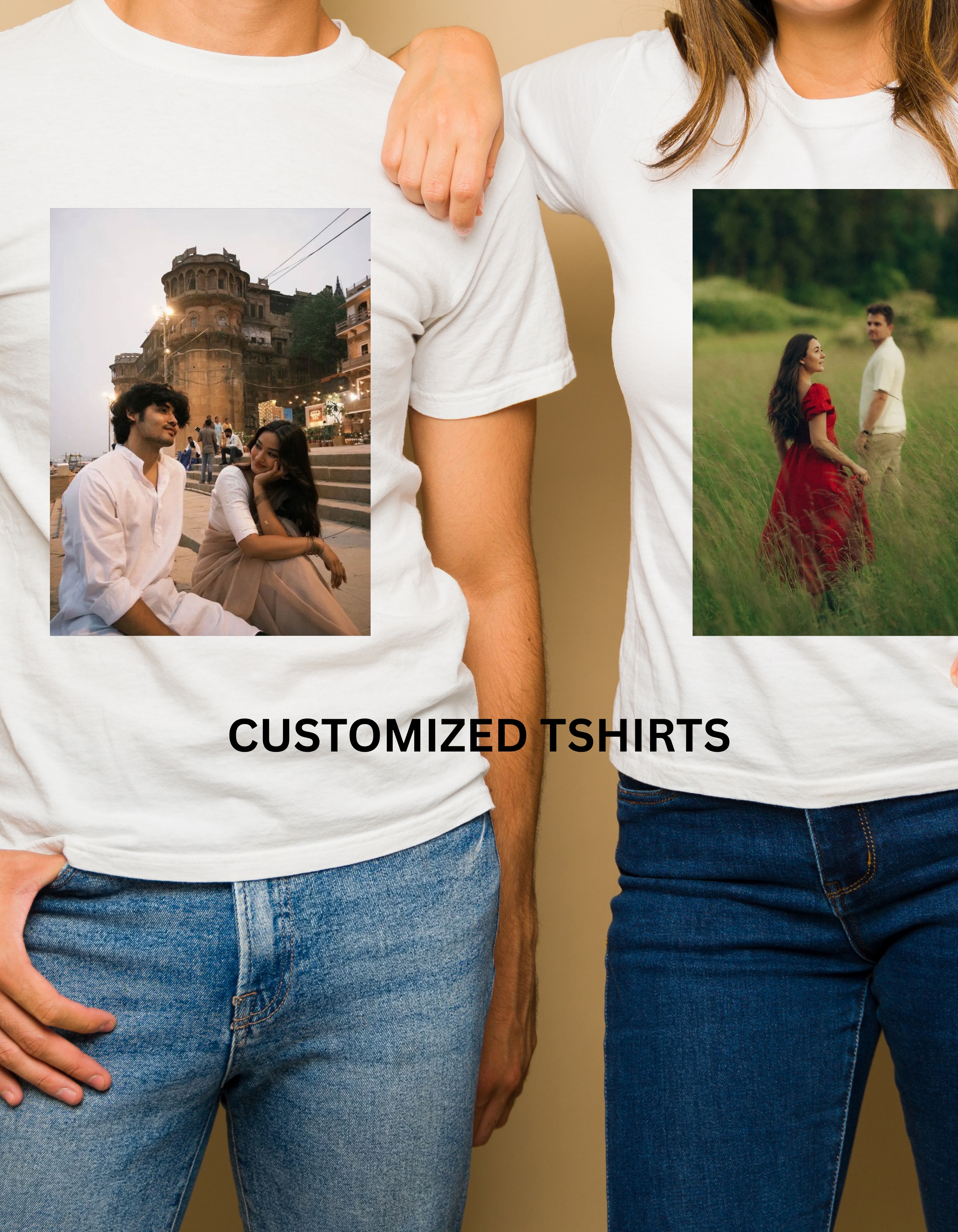 Couple Customized Oversized Tees (Read Description)