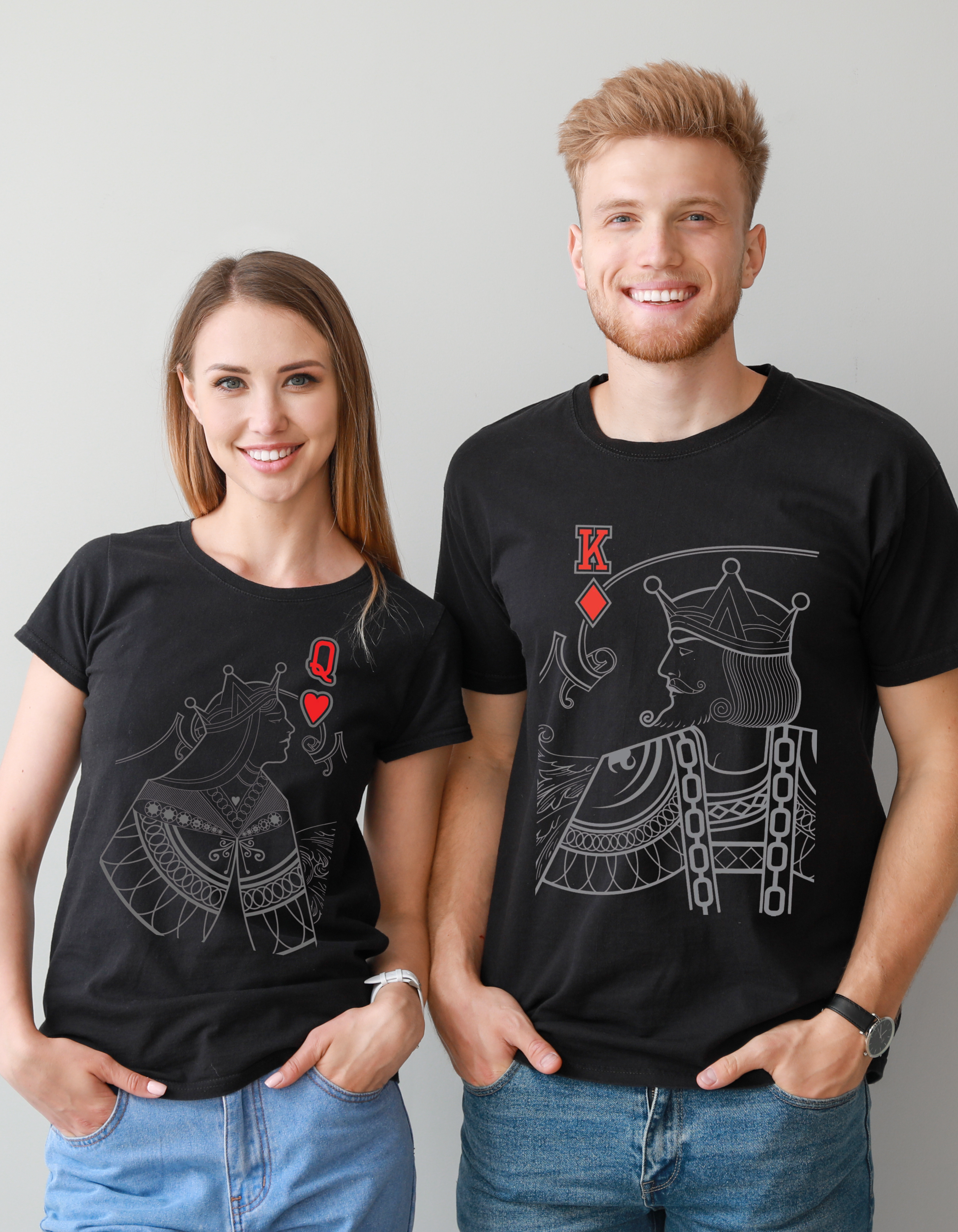 KING QUEEN 2.0 BLACK EDITION TEES